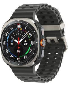Samsung Galaxy Watch Ultra (2025) 4G 47 mm L705 - Argent Titane / Bracelet Noir