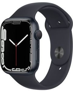Apple Watch Series 7 (2021) 45mm Midnight Aluminium Case with Sport Band - Midnight - EUROPA [NO-BRAND]