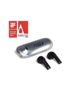 ADJ Auricolari Bluetooth Novel ADJ - ENC 4*Mic, chiamate vocali chiare e naturali - Alloggiamento in metallo - aptX Adaptive, audio ad alta risoluzione - Colore Silver-780-00065