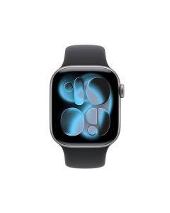 Apple Watch Series 11 GPS 42 mm en aluminium Bracelet Sport noir – S/M – MEQW4QL/A