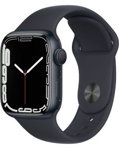 Apple Watch Series 7 (2021) 41mm Midnight Aluminium Case with Sport Band - Midnight -  EUROPA [NO-BRAND]