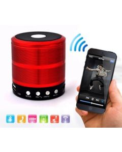 Mini Speaker Bluetooth WS-887 - Red