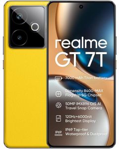  Realme GT 7T 5G Double SIM 12 Go / 512 Go - Jaune