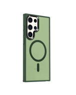 Cover MagSafe trasparente per Samsung Galaxy 24 Ultra 5G - Dark Green